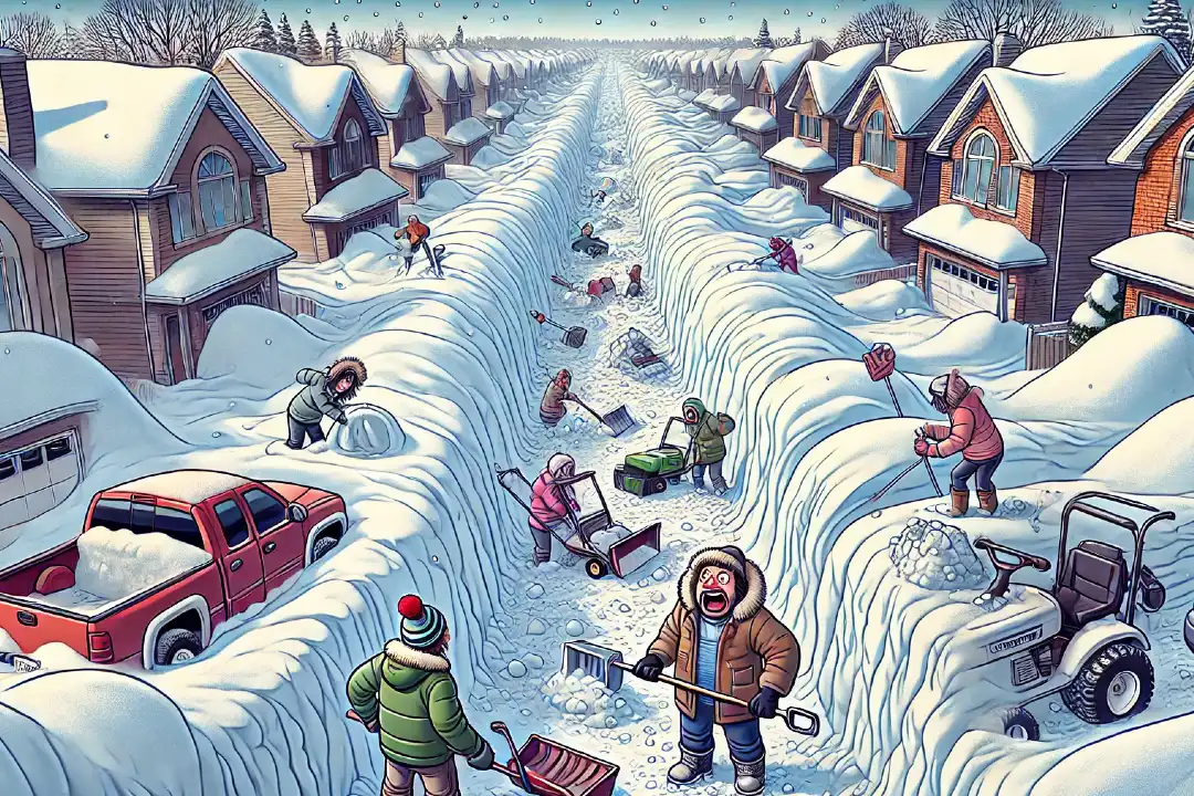 Snowpocalypse of 2025: Nowhere left to put the snow in Wasaga Beach