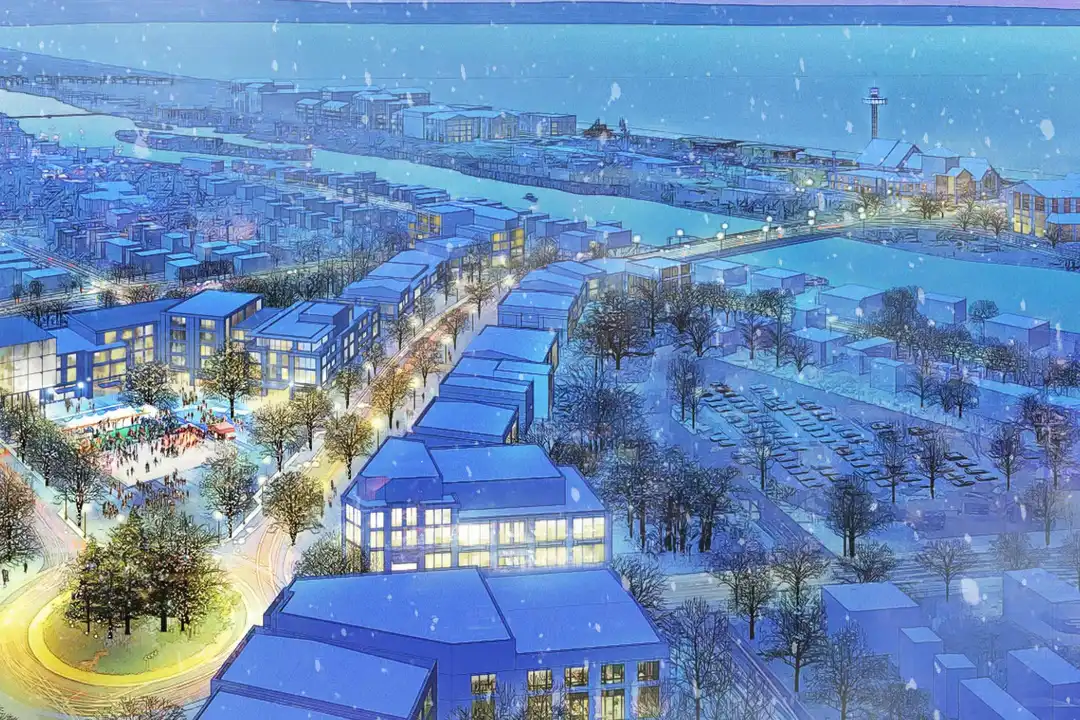 Wasaga Beach is a winter destination